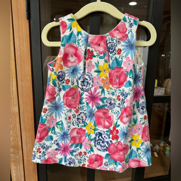 Zara Other - Zara kids floral dress toddler girl rainbow colorful sleeveless textured flowers
